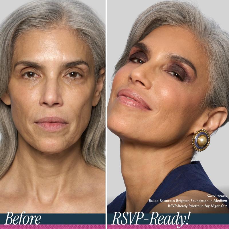 Back of the palette showing product details