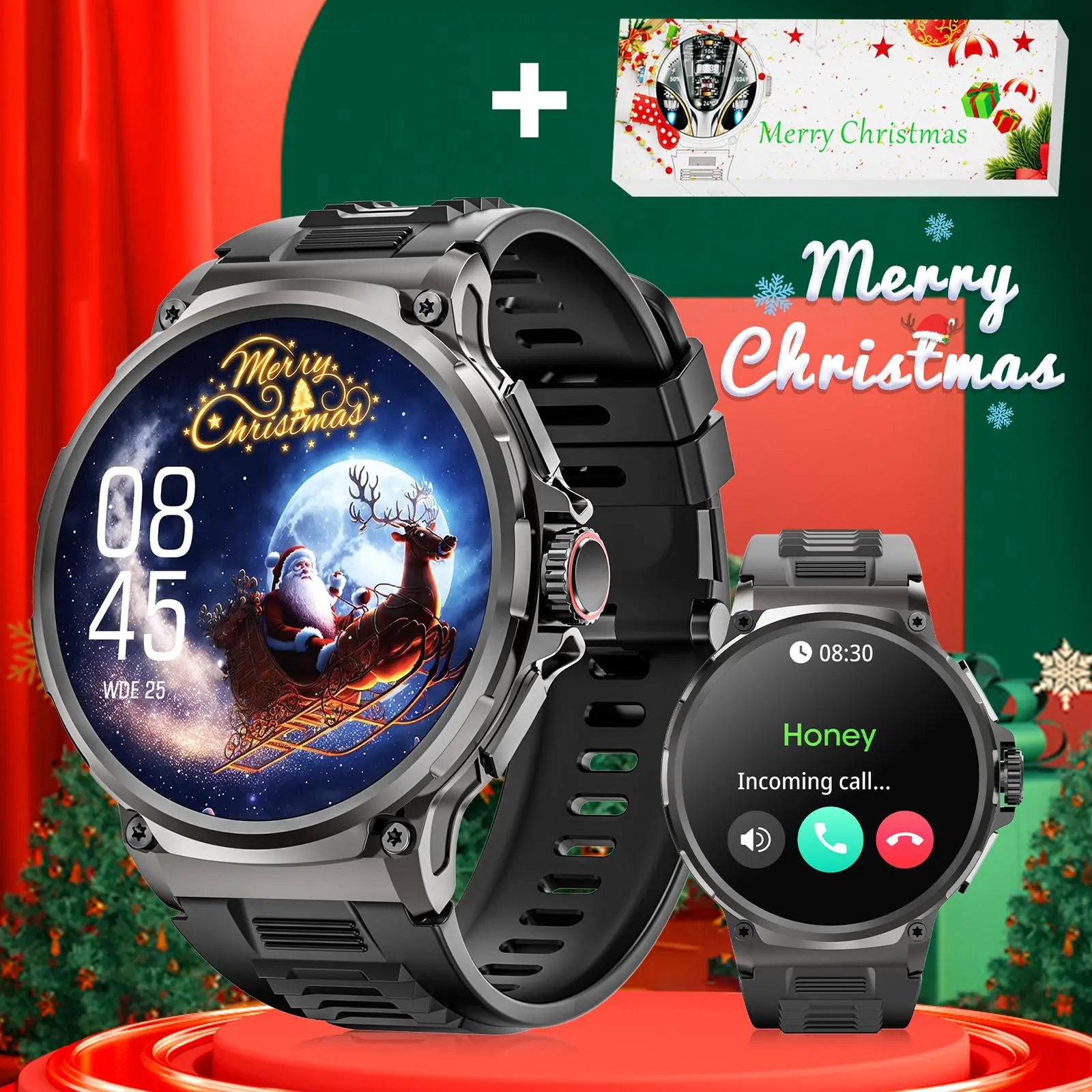 Multifunctional Smart Watch, Smartwatch with Calls, Fashion Digital Watch with Answer/Make Calls & 100+ Sport Modes, Waterproof Sports Watch for Women & Men